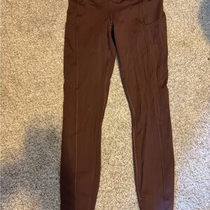 Lululemon size 8 Brown High-Waisted Leggings